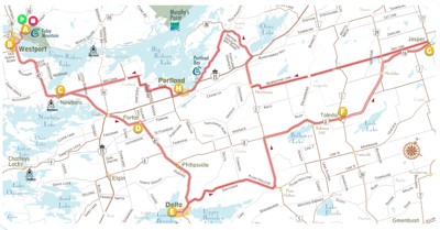 Westport to Jasper